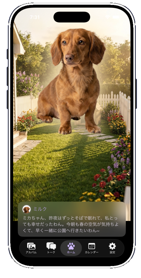 Home - 犬の庭挨拶